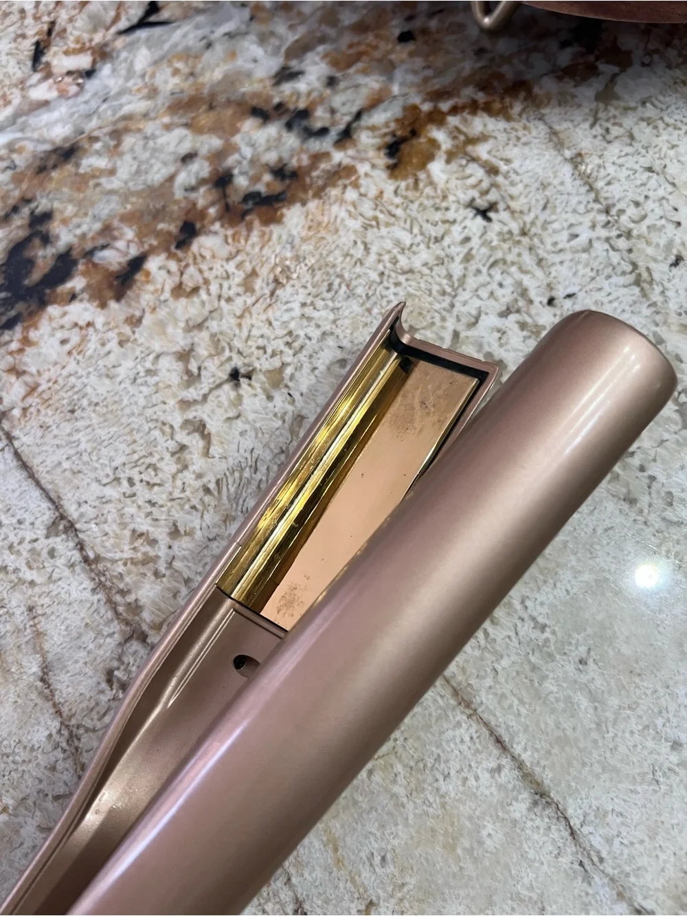 Rose Gold Hair Straightener Flat Iron - Women Hair